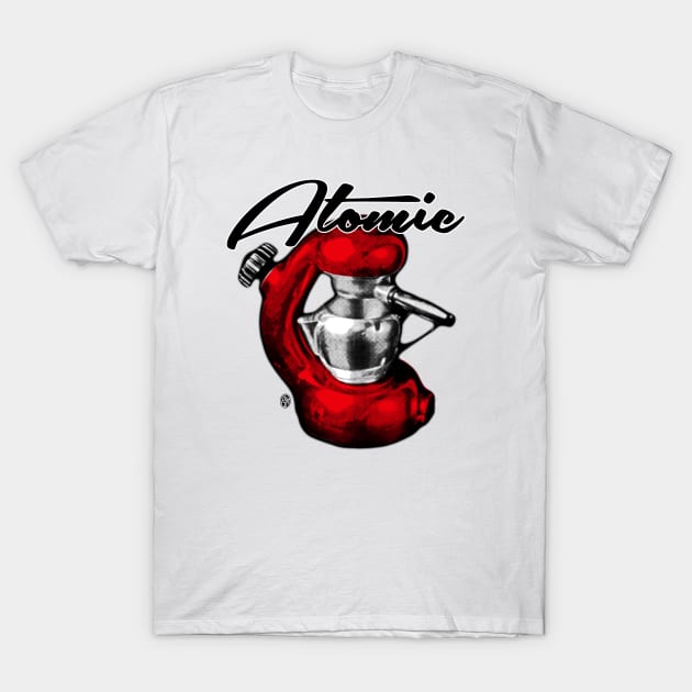 Vintage Atomic Espresso T-Shirt by StudioPM71